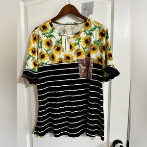 Sunflower Striped Women's Top